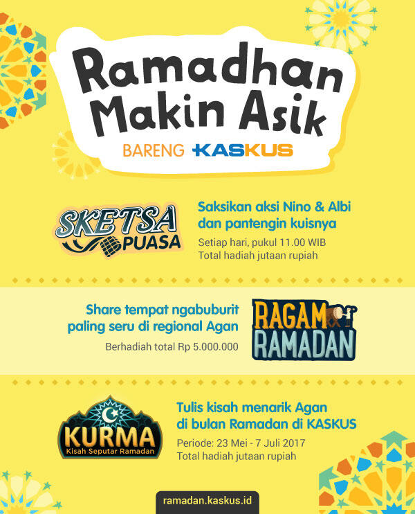 Online Bijak, Puasa Asik, Lalui Ramadan Bareng Kaskus Yuk!