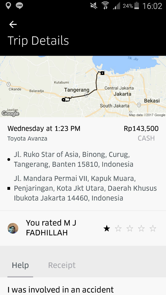 Modus Baru(?) Pengendara Ub*r Mobil