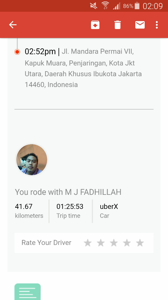 Modus Baru(?) Pengendara Ub*r Mobil