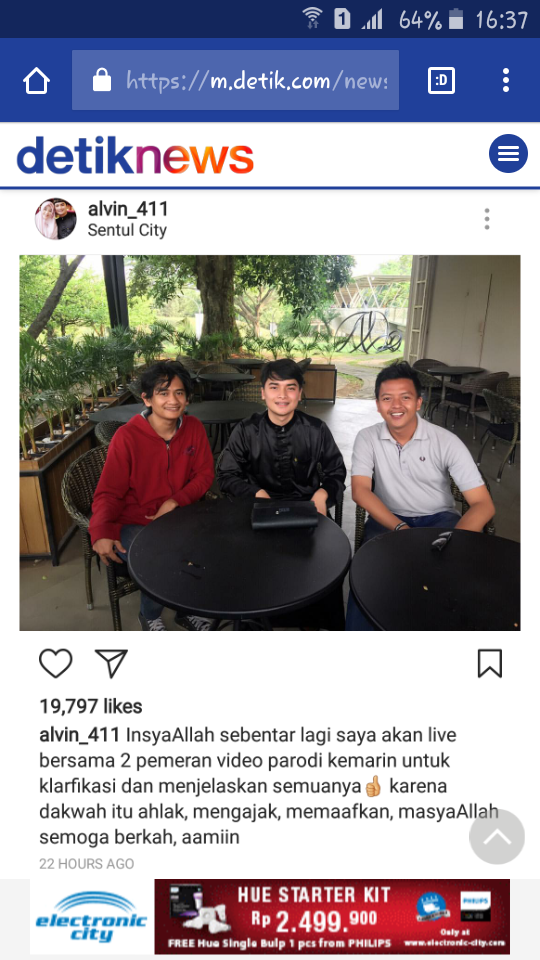 Putra Arifin Ilham Maafkan Pembuat Video Parodi Poligami

