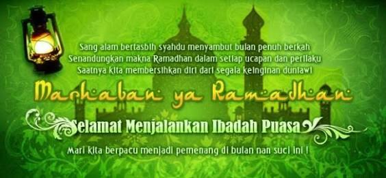 SELAMAT MENUNAIKAN IBADAH PUASA YG KE 1438 H "MARHABAN YA ROMADHON"
