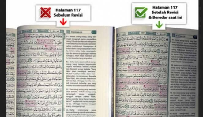 Pemerintah Beri Sanksi Penerbit Alquran Tanpa Surat Almaidah