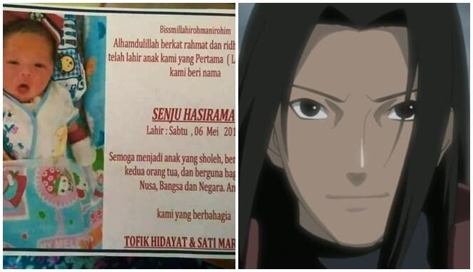 Terinspirasi Naruto, Orangtua Ini Beri Nama Anaknya Hashirama Senju dan Uchiha Madara