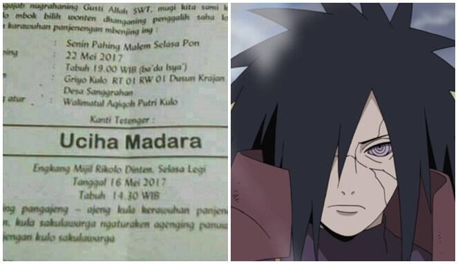 Terinspirasi Naruto, Orangtua Ini Beri Nama Anaknya Hashirama Senju dan Uchiha Madara