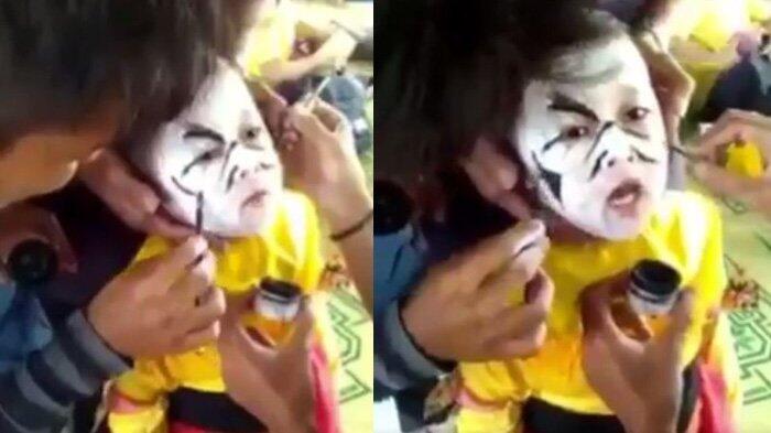 'Allahuakbar, Aku Jadi Setan, Aku Setan, Mati Aku!' Lihat Video Anak Ini