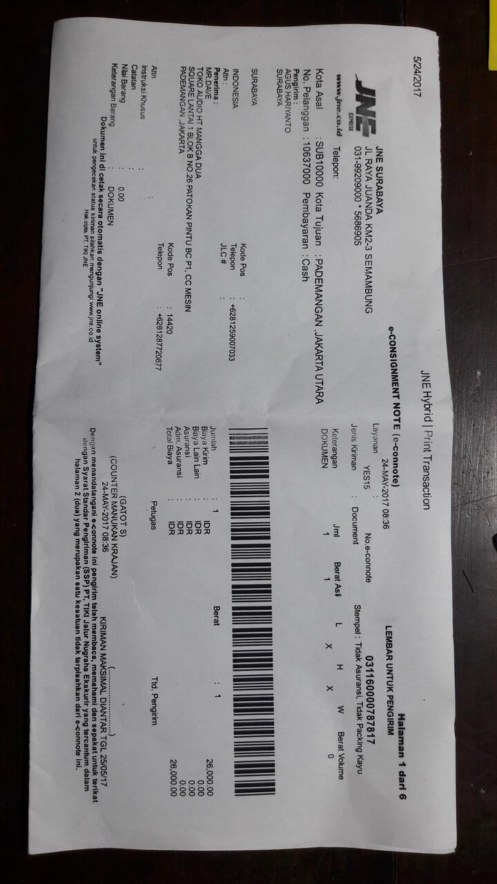 Hati Hati Pengiriman Jne Kaskus