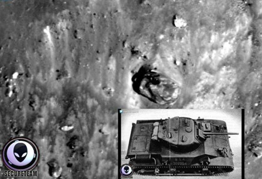 Benda Misterius Mirip Tank Ditemukan di Bulan, Peninggalan Alien?