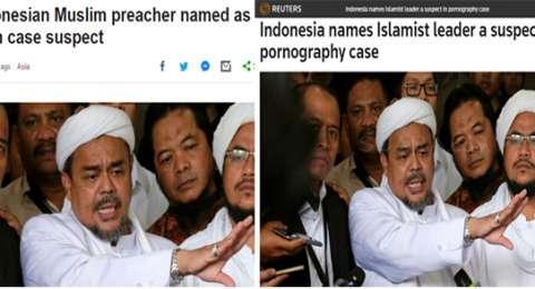 Jadi Tersangka Kasus Pornografi, Ini Habib Rizieq di Mata Dunia