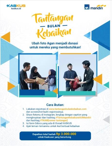 Banjir Berkah dan Hadiah dengan Ikuti Tantangan Kebaikan Ini