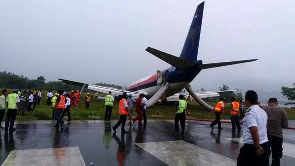 Pesawat Sriwijaya Air Tergelincir di Manokwari