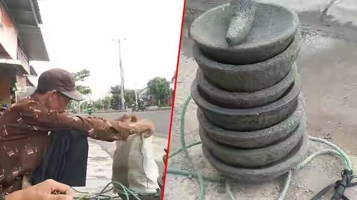 Turun dari Mobil Mewah, Ibu yang Satu Ini Tawar Harga Cobek Sampai Rp 3 Ribu