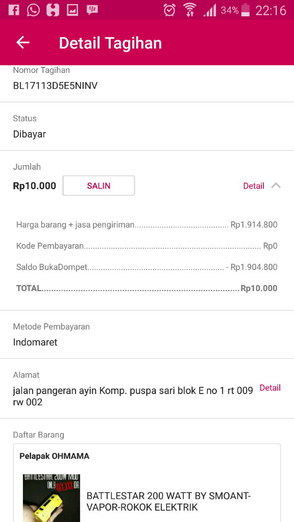 Akun Bukalapak Di Hack, Respon BL Lelet Suruh Email & Di Proses Hari Kerja.
