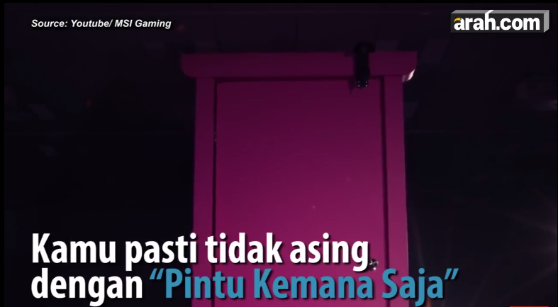 Wow! Pintu Doraemon Ada di Dunia Nyata