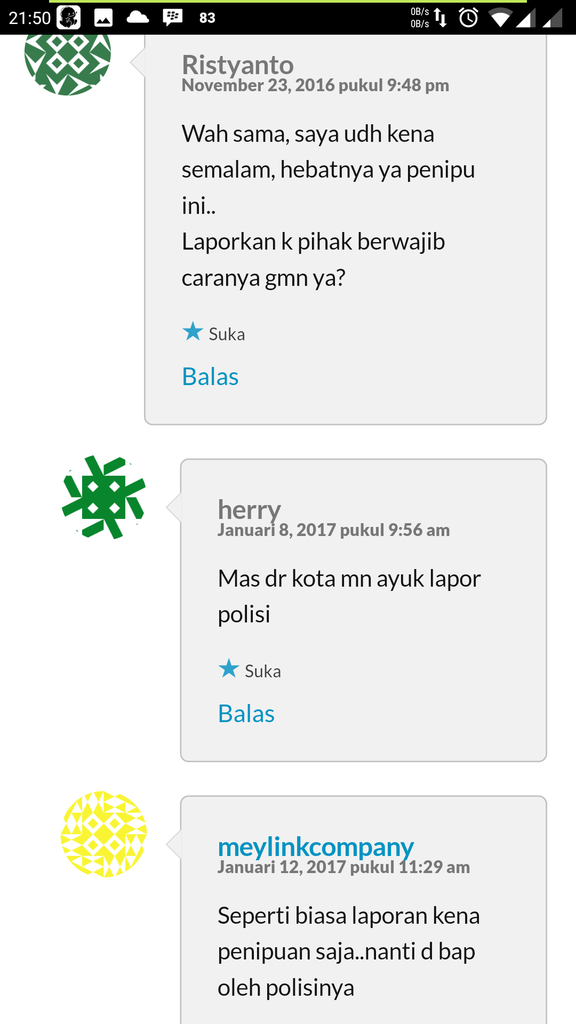 HATI-HATI TRANSAKSI DENGAN SELLER INI