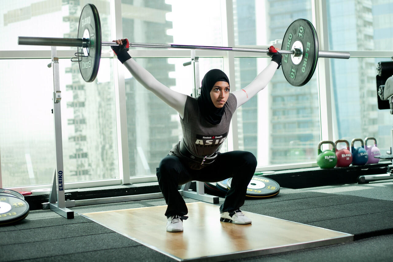Amna Al Haddid, Sosok Wanita Berhijab yang Menginspirasi Nike
