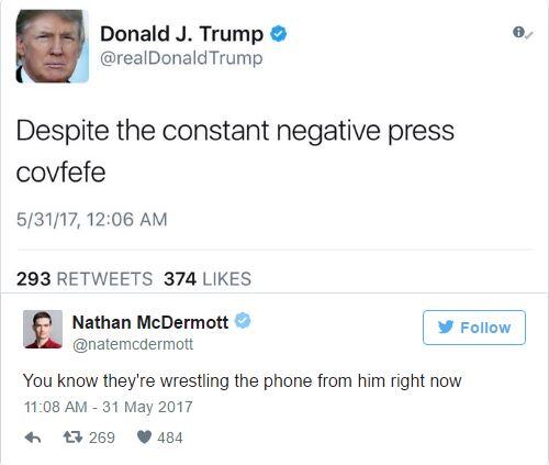 Tweet Donald Trump Typo, Netizen Heboh