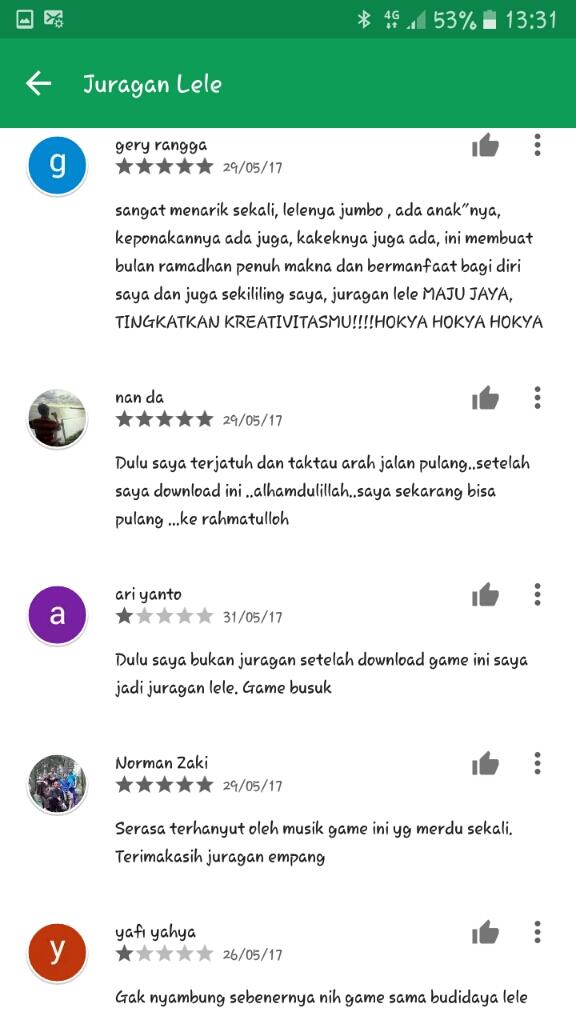 Game Ternak Lele Di Playstore (NB : Agak Gak Penting Tapi Mau Ngakak)