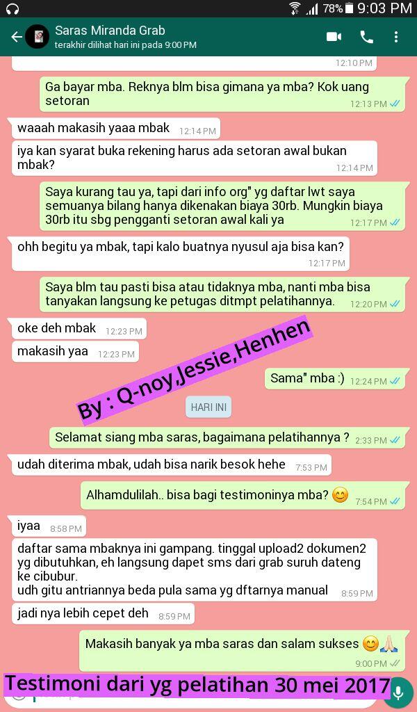 &#91;GRAB&#93; Lowongan Mitra Pengemudi