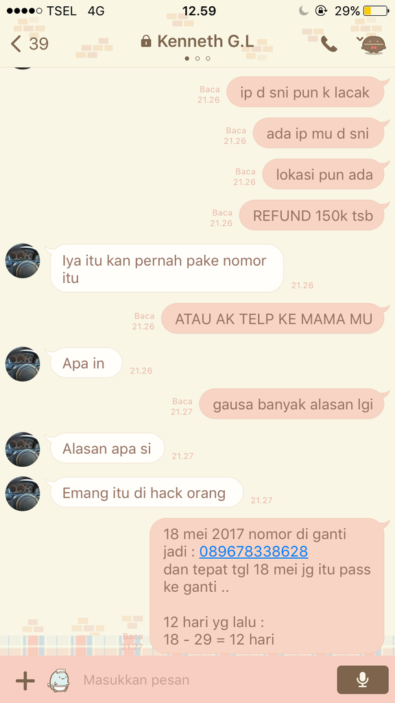 PENIPUAN KENNETH GABRIEL (HACK BACK CHAR AYODANCE)