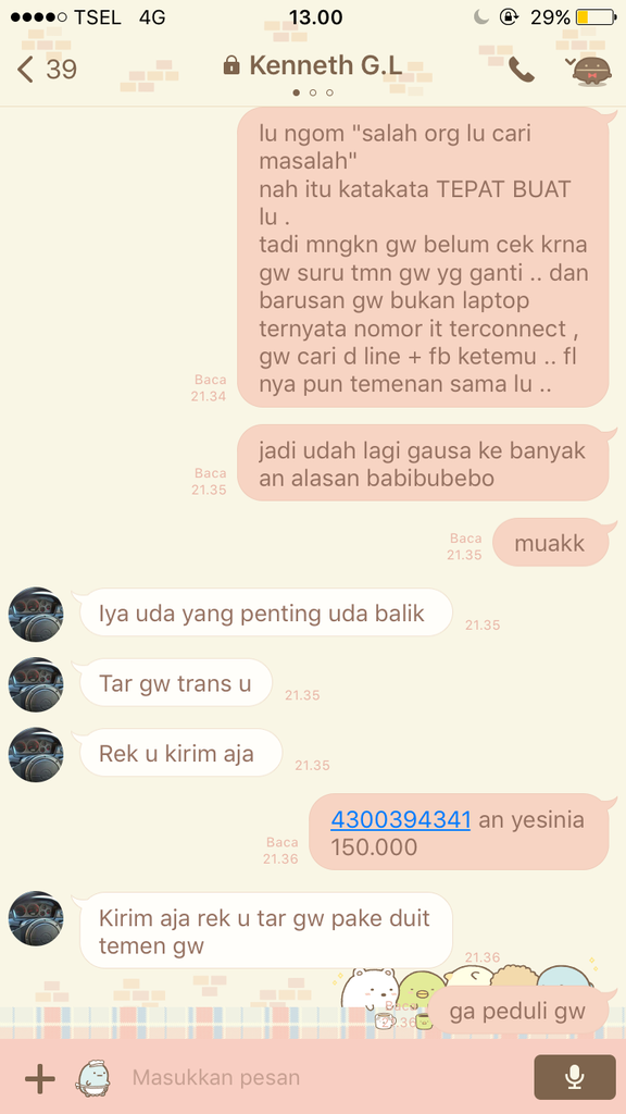 PENIPUAN KENNETH GABRIEL (HACK BACK CHAR AYODANCE)