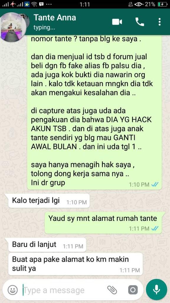 PENIPUAN KENNETH GABRIEL (HACK BACK CHAR AYODANCE)