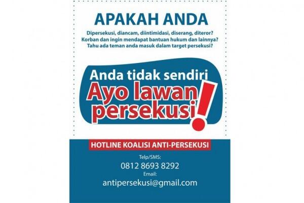 HUBUNGI NOMOR INI JIKA MERASA DI PERSEKUSI
