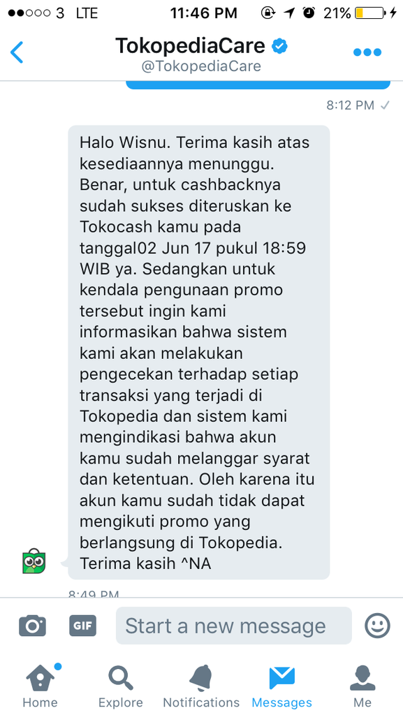 Surat Terbuka kepada Tokopedia