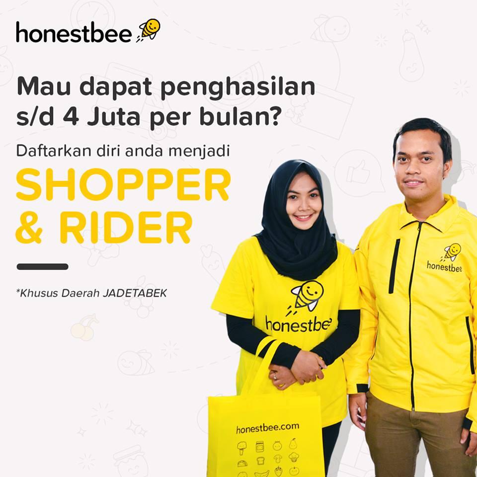 Lowongan Shopper &amp; Kurir honestbee