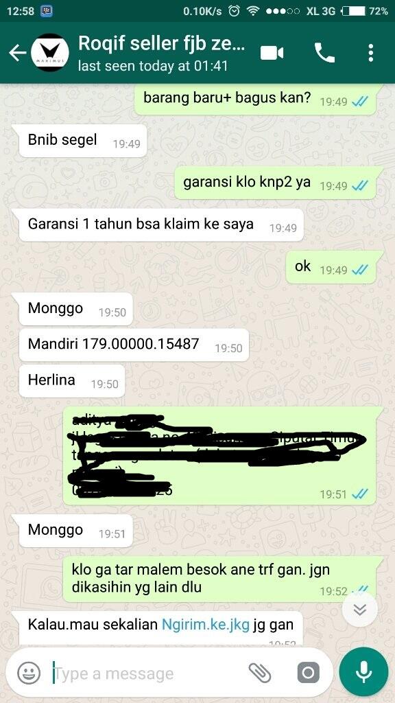 ANE KETIPU LEWAT PM + AKUN RETIRED MOMOD
