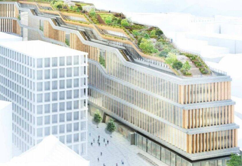 Intip Kantor Google di London yang Atap Gedungnya Ada Kebun