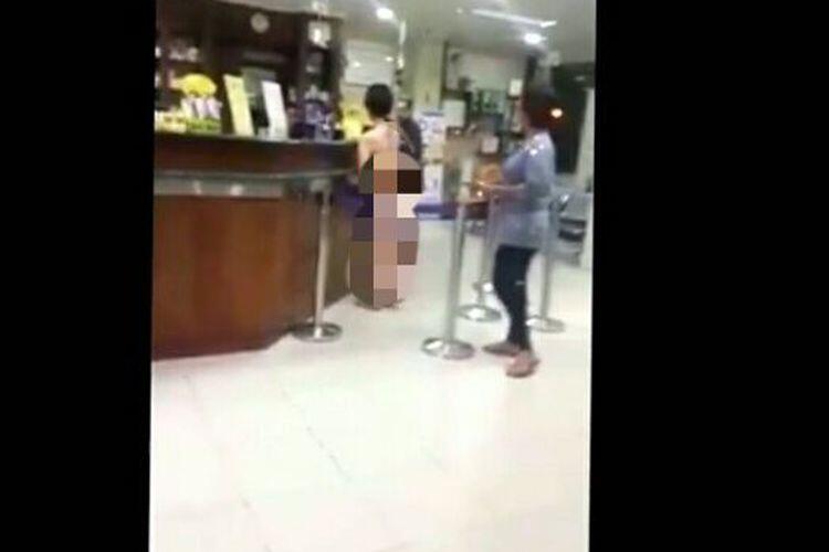 Wanita Nyaris Bugil yang Videonya Viral Tinggal di Apartemen Kawasan Setiabudi