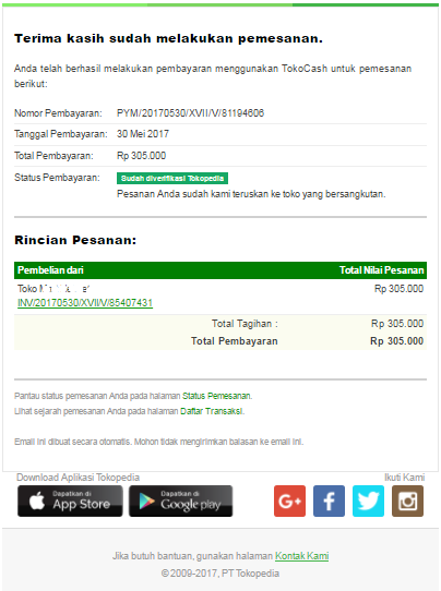 Hati-hati Tipuan Promo TOKOCASH TOKOPEDIA + CS yang KETERLALUAN!