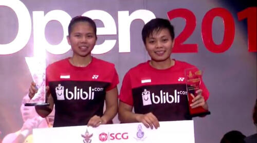 Indonesia Bawa Pulang Dua Gelar dari Thailand Open