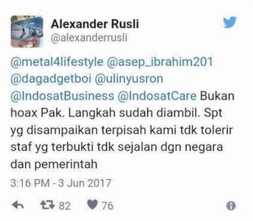 Karyawan suarakan aspirasi politik, Indosat berikan peringatan
