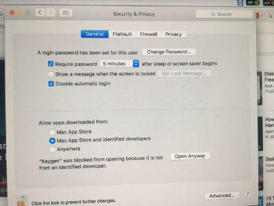 Cara install software palsu bajakan di Mac Osx Sierra