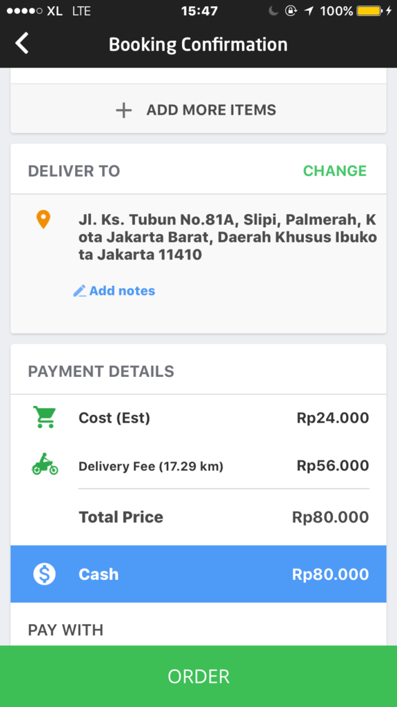 Gojek membohongi customer