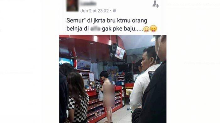 Wanita Nyaris Telanjang di Apotek Roxy Sudah Dijenguk Keluarganya