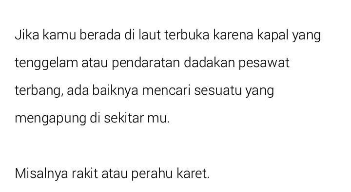 7 Hal Yang Harus Kamu Lakukan Jika Terjebak Ditengah Laut,jangan Panik