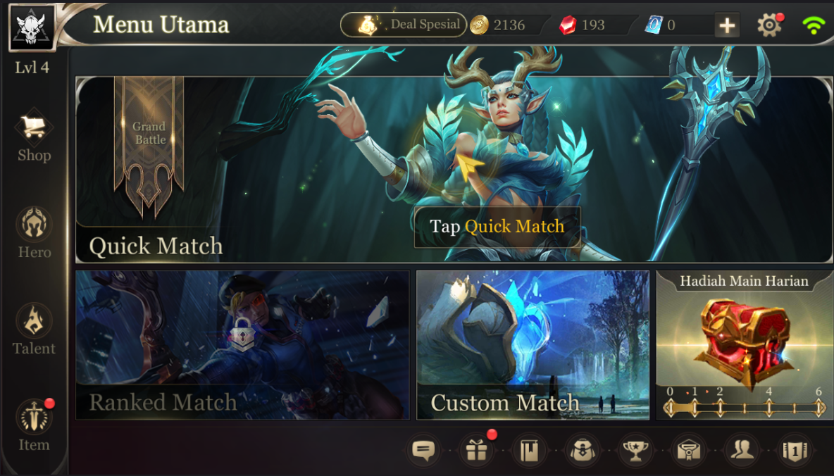 MOBILE ARENA dari GARENA sudah rilis Gannn!!