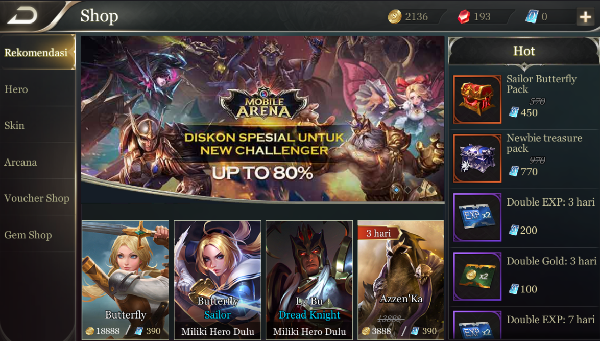 MOBILE ARENA dari GARENA sudah rilis Gannn!!