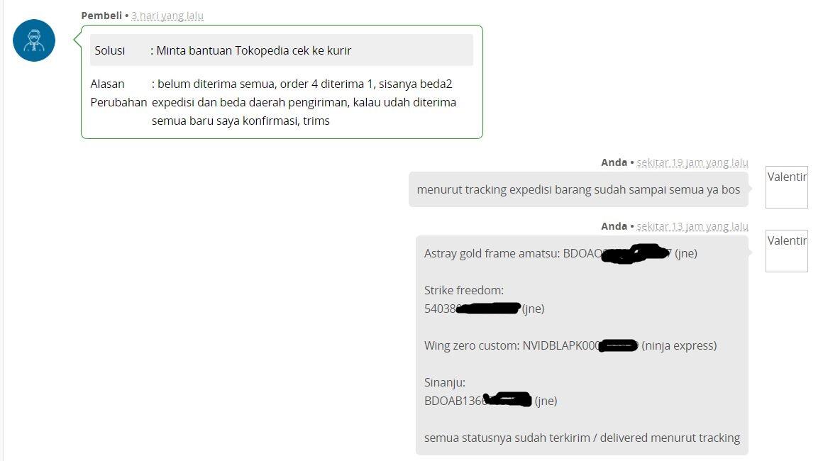 hati-hati terima orderan dari " GROSIR HAPE " TOKOPEDIA, tahan dana seller seenaknya