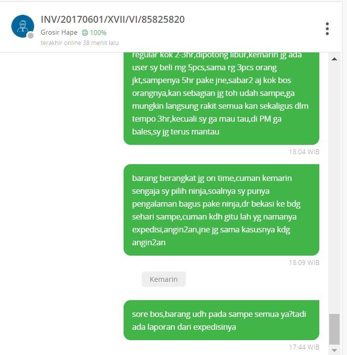 hati-hati terima orderan dari " GROSIR HAPE " TOKOPEDIA, tahan dana seller seenaknya