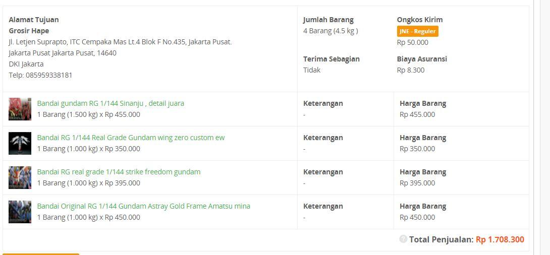 hati-hati terima orderan dari " GROSIR HAPE " TOKOPEDIA, tahan dana seller seenaknya