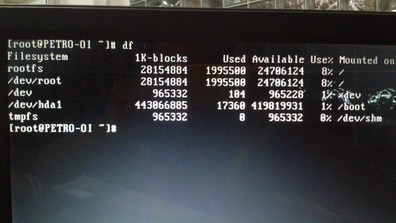 Cara copy linux centos ke hdd yang lebih kecil