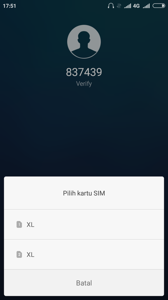Dapat kode verifikasi misterius