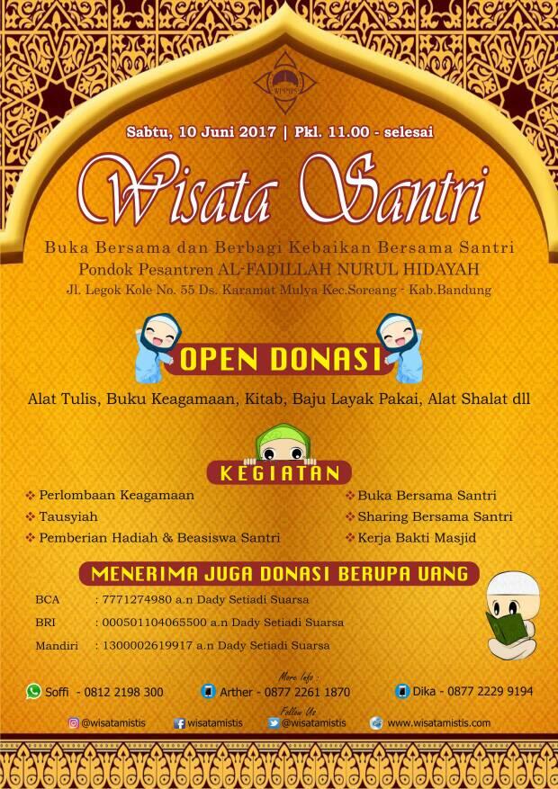 &#91;INVITATION&#93; BERBAGI KEBAHAGIAN DAN KEBAIKAN DI BULAN RAMADHAN //@wisatamistis