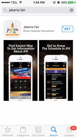 Mau Nyaman Pas ke Jakarta Fair? Download Aplikasinya Dulu Gan!