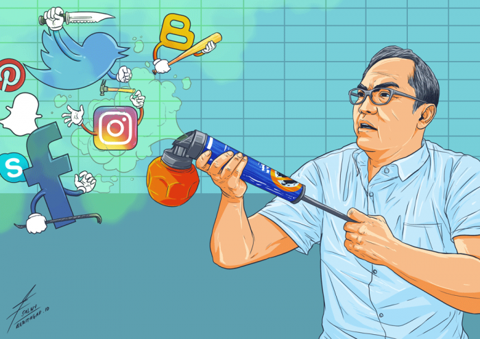Menutup media sosial? Serius?