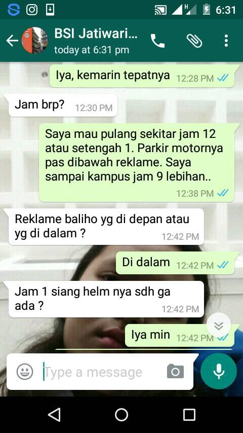Minimnya keamanan kampus BSI Jatiwaringin