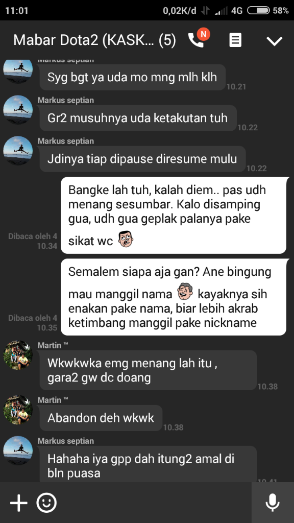 Pengen Punya Temen Maen Dan Saling Sharing Biar Tambah Pinter (Chat Grup)